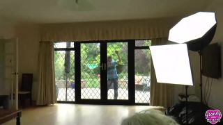 Point Of View GRANNYLOVESBLACK - A Peeping Tom And His Friend Amateur Cum