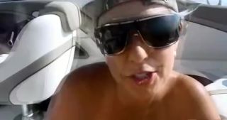 Hung BJ on a boat and prolapse Threesome