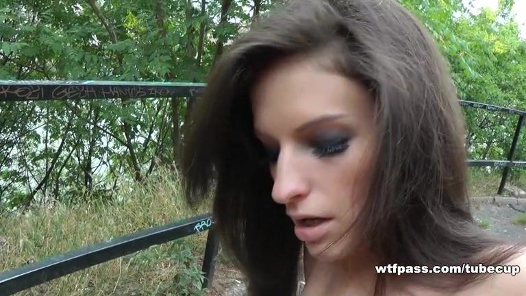Movie Cock-hungry brunette in public sex Toying