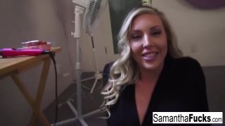 Bathroom Samantha Saint And James Deen In Shows Up To Fuck Samantha! Staxxx