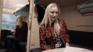 Room Girl Fellow Traveler Seduced Guy On The Train And Gave Him Blowjob And Swallowed Sperm! Part 1 Peluda