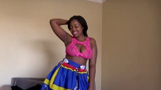 Van Skydiving African Babe Ends up Naked on Casting Tape YouFuckTube