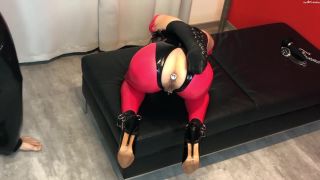Hymen Lovely Girl In Armbinder And Latex Sex Pussy