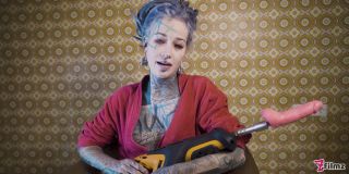 Bitch Tattooed Teen Testing Fuck Machine With Her Anal - Fuck Machine, Gapes PunchPin