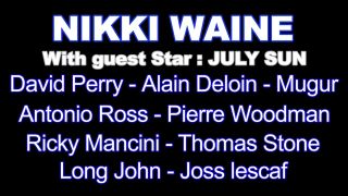 Tease July Sun And Nikki Waine - Wcx Gang Bang 9 Guys Sextape