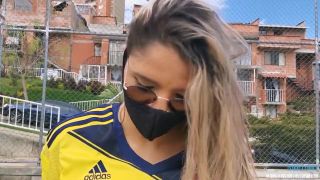 Lesbians I Was Dared To Play Football With My Lovense Lush On, Watch How I Squirt On My Pants! Gay Group