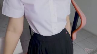Enema Uniform Fuck P.1 อดไม่ไnวเย็ดคาชุดที่บัuได - Thai Student iXXXTube8