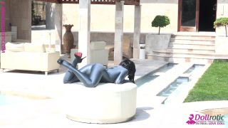 Ass Licking Naked Rubber Doll Relaxing By The Pool - Watch4Fetish Exhib