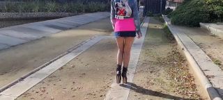 Big Booty Curvy In Ripped Tights Walking And Show Her Ass Public Perfect Porn