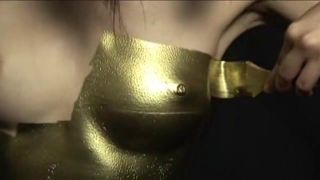 Cum In Pussy Japanese Girl In Gold Gonzo