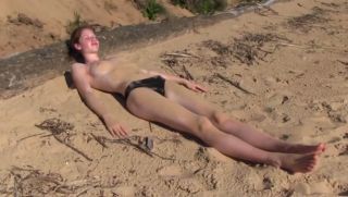 Twinks stunning young sexy beauty Nicole nude at beach Gay...