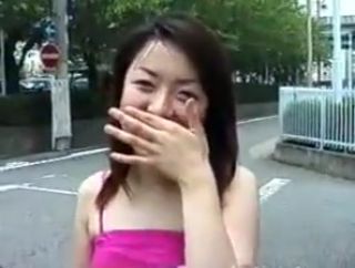 Blonde Shy japanese girl slowly gets naked in public Gay Broken