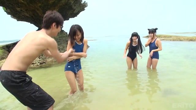 Black Dick Tiny Teens In Beach Orgy - JapansTiniest Arabic - 1