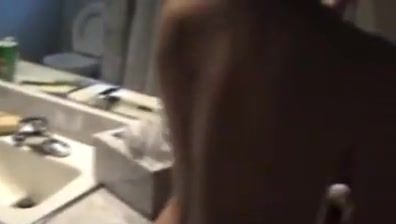 Tetona Mom bathroom cum dump Gapes Gaping Asshole
