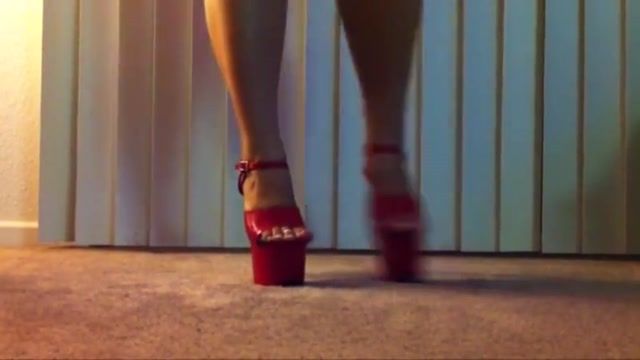 Girl Fuck Sexy whore in platforms Perfect