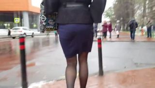 Cunnilingus Ass in tight skirt outdoor Natasha Nice