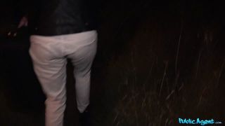 Fisting Ali Bordeaux Martin Gun in Night time outdoor sex at the station - PublicAgent Euro