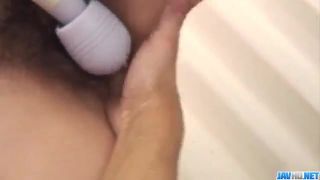 Fling Kaoru Natsuki Asian milf deals two cocks on cam Hardcore Sex