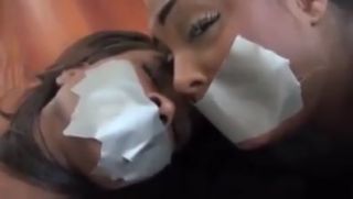 Gay Pornstar Two african bitches stripped and gagged Shesafreak