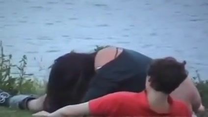 Perfect Pussy Caught in the act - couple having sex outdoor Madura