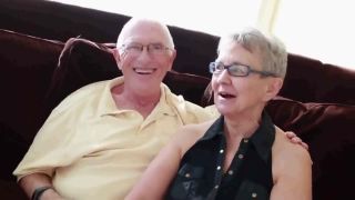 Flexible Granny  husband invite a junior stud to fuck her Point Of View