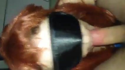 Naked Sluts Redhead wife has blowjob sex with a mask Khmer