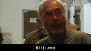 High Definition Old young gang bang teen hard fucked by lots of grandpas Eurobabe