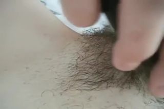 Amateur Vids Shaving my hairy muff Athletic