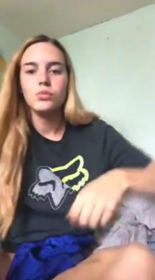Rabo Horny girl masturbating Ball Busting