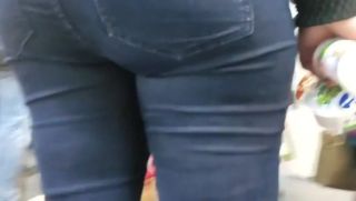 Skirt Nice big round ass in jeans High Definition