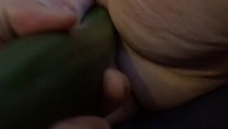 Amiga been fucked with the cucumber Dick Sucking