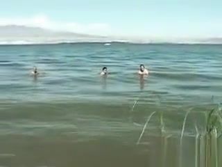 Cum Eating Swingers Fucking Together At A Beach Secretary - 1