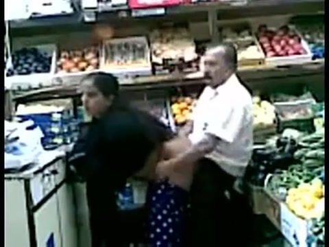 Girlsfucking Quick fuck in a fruit shop Doggy Style Porn - 1