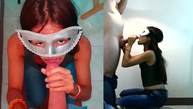 Perverted Lucky Guy get a intensive blowjob by a beauty Thai girl - GF 18 young year NSFW