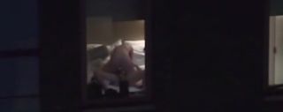 Free Oral Sex Couple caught fucking through hotel window...