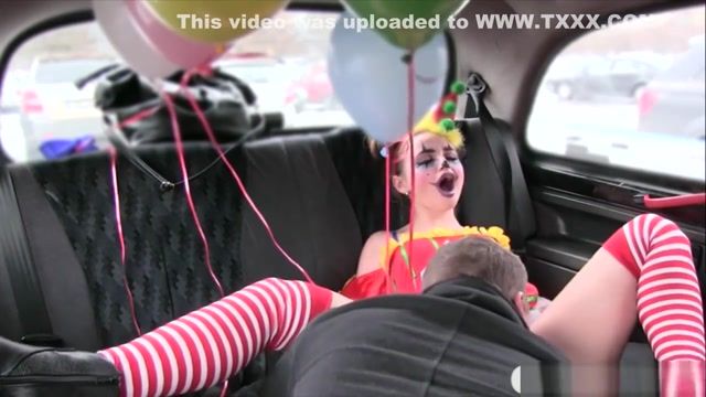 BananaSins Gal In Clown Costume Fucked By The Driver For Free Fare Zoig