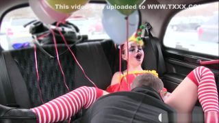 Show Gal In Clown Costume Fucked By The Driver For Free Fare Hardsex
