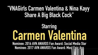 Hot Blow Jobs VNAGirls Carmen Valentina & Nina Kayy Share A Big Black Cock iXXXTube8