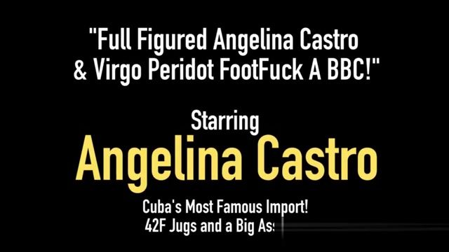 Gay Straight Boys Full Figured Angelina Castro & Virgo Peridot FootFuck A BBC! Twistys