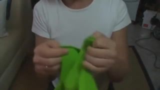 BestSexWebcam handjob with rubber glove 5 Thot
