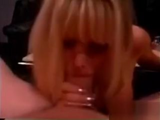 Nina Hartley Blonde Slut Enjoying A Thick Cock Blowjob