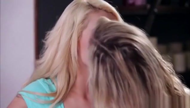 Morazzia Blonde lesbians fingers and tribbing Tittyfuck - 1