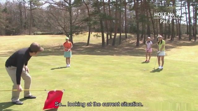 Fellatio Nao Yuzumiya and her friends gets tricked and used up during a golf match Top