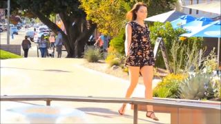 Hot Fucking young girl public masturbation by the fountain Hentai3D