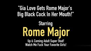 HardDrive Gia Love Gets Rome Major's Big Black Cock In Her Mouth! Perfect Body Porn