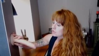 Mulata redhead deepthroat training herself to be a good slut camwhore gagger Oral Porn