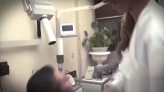 Tranny Erica Fontes playing the blonde dentist Amature