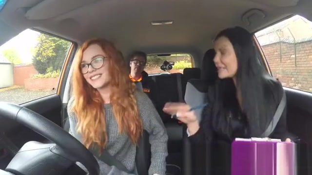 White Fake Driving School Learners post lesson horny orgasm fuck Sharing