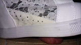 Real Amateur Porn Cockcrush - White Sneaker Boots 2 4v4...