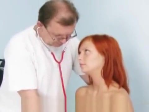 MixBase Redhead girl in gyno exam Free Rough Sex Porn